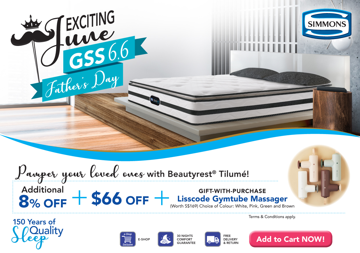 Simmons (SEA) Pte Ltd Sleep Better with Simmons Mattresses